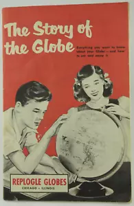 Vintage 1954 Die Geschichte des Globus 31 Seiten Taschenbuch Replogle Globes KOSTENLOSER VERSAND - Bild 1 von 9