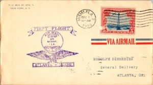 Pitcairn Aviation First Flight Miami Florida - Atlanta Georgia - 1928 - Picture 1 of 2