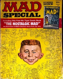 Vintage 1972 MAD Magazine-Special Number Nine-Bonus comic book-Nostalgic Mad - Picture 1 of 1