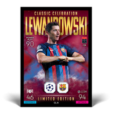 Topps Match Attax Extra Champions League 2022/23 Lewandowski Limited Edition CL6
