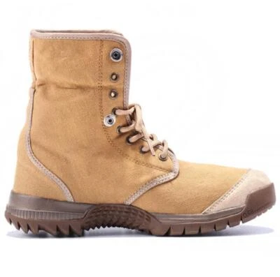 Nuevas botas tácticas militares de lona de caña alta para hombre zapatos de combate de trabajo en el desierto regalo Foto 1 de 4