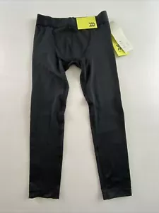Boys All In Motion Fitted Tights XS Black Pull On Under Layer Pants - Picture 1 of 15