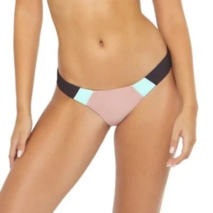 NWT PQ SWIM Riviera Color Block Hipster Bottom Rose Mint Women's PILYQ Size M - Picture 1 of 9