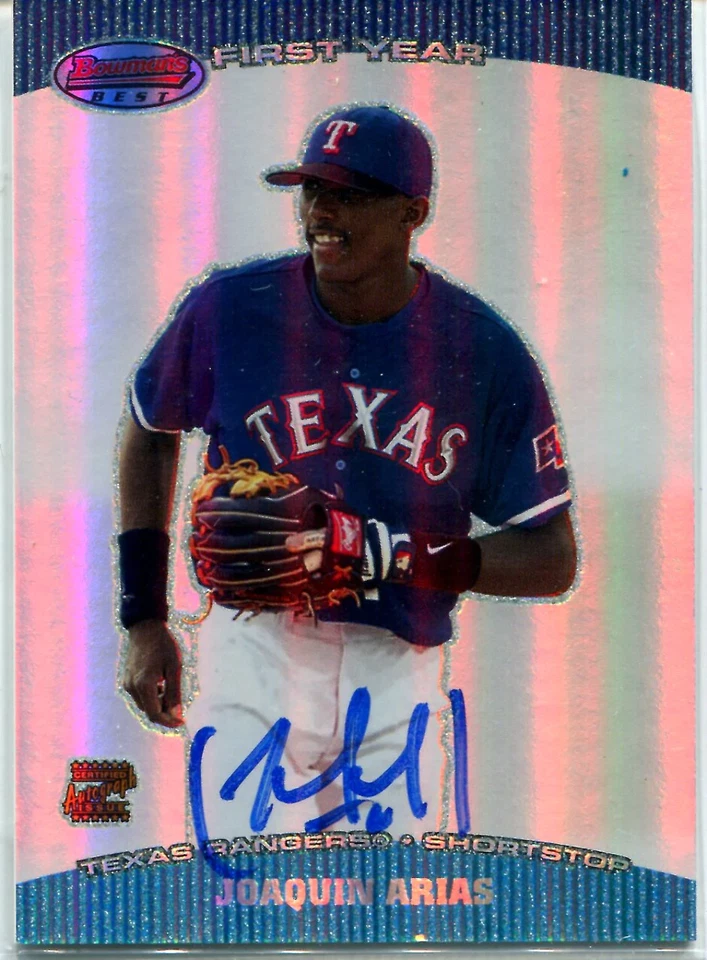 Joaquin Arias 2004 Topps Bowman's Best First Year Autographed Card - Image 1 of 1