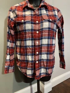 Camisa American Eagle Unisex Mediana Cuadros Manga Larga Bolsillo Abotonado Leñador - Imagen 1 de 10