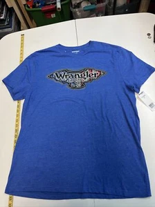 Wrangler Tee Shirt Mens Size XLarge Blue NWT - Picture 1 of 7
