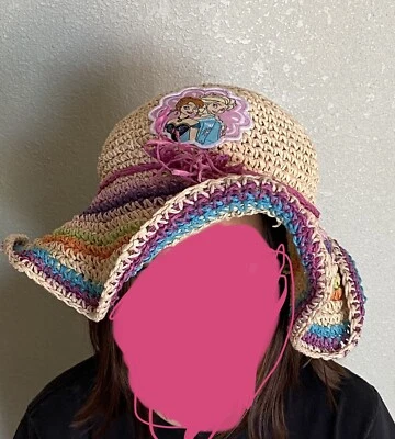 The Disney Store Frozen Elsa Sun Hat Wide Brim XS/S 3-6 years Summer - Image 1 of 4