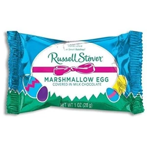 Russell Stover Marshmallow Egg Covered in Milk Chocolate (Pack of 6) - Picture 1 of 1