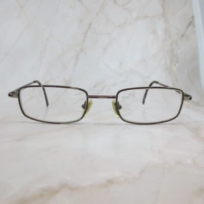 Marco de gafas Geoffrey Beene Ulysses para hombre marrón borde completo rectangular 51-21-140 Foto 1 de 4