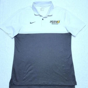 TEAM ISSUED UNCG Spartans soccer Nike Dri-Fit white polo shirt Men's MEDIUM M - Picture 1 of 5