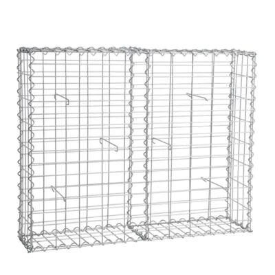 Gabione Steingabionen Steinkorb Gabionen Wand Drahtkorb 100 x 80 x 20 cm - Bild 1 von 4