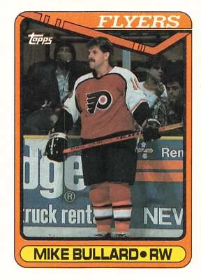 1990-91 Topps #274 Mike Bullard NHL Flyers - Image 1 of 2