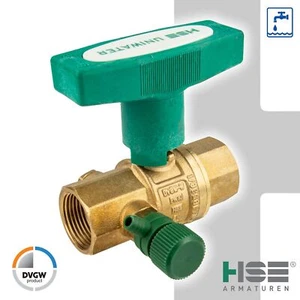 UNIWATER Trinkwasser Kugelhahn mit Entleerung Typ 1469 - mit ISO-T-Griff - Bild 1 von 35