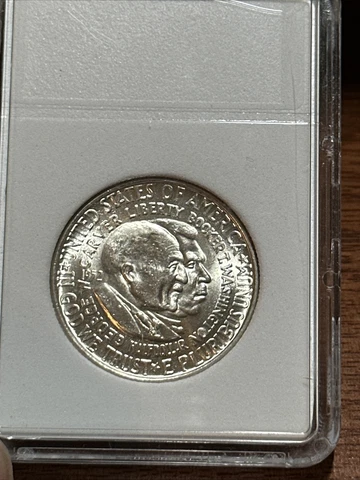 1952 P George Carver Booker T W Commemorative Half Dollar SILVER BU Free 🚢 Cover