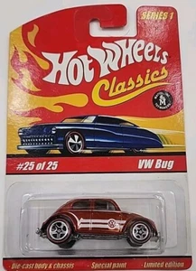 Hot Wheels Classics Series 1, 2004 VW Bug #25 of 25, Orange - Picture 1 of 2