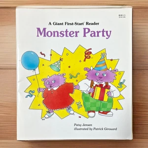 $2 Book! ~ *LIKE NEW* ~ Monster Party ~ Giant First-Start Reader ~ Book Only - Bild 1 von 2