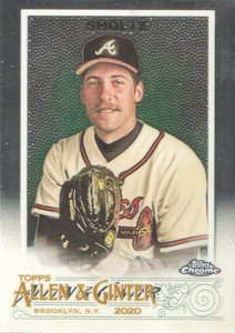 2020 Topps Allen & Ginter Chrome Baseball #6 John Smoltz