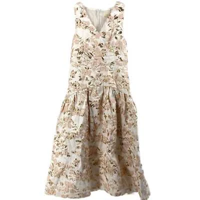 Just Me Pink & White Floral Ball Gown | Perfect for Any Occasion - Image 1 of 4