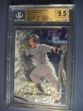 GLEYBER TORRES 2017 Bowman Platinum White Ice #TPGT BGS GEM MINT 9.5 Yankees