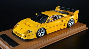 Tecnomodel 1:18 Ferrari F40 LM 1996 Modena Yellow with 5 Spoke Silver Rims (L... - Picture 1 of 1