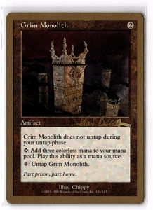 Grim Monolith - 1999 Kai Budde (ULG) World Championship Decks Normal LP - Picture 1 of 2
