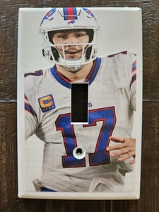 JOSH ALLEN LIGHT SWITCH PLATE BUFFALO BILLS - Picture 1 of 1