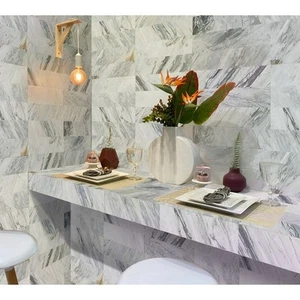 Apollo tile 4" x 12" Grandis Honed Gray Marble Tile (5 sq Grey - Picture 1 of 4