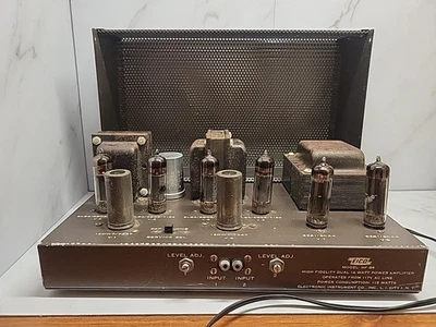 Amplificador de tubo estéreo Hi-Fi vintage EICO HF-86 VacuumTube EL-84  Foto 1 de 4