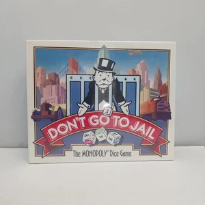 Monopoly Don't Go To Jail Dice Game 1991 Parker Bros Vintage NEW SEALED - Picture 1 of 2
