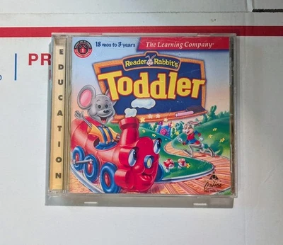 Toddler Reader Rabbit’s PC CD-ROM Computer Game The Learning Company VTG 90s - Image 1 of 2