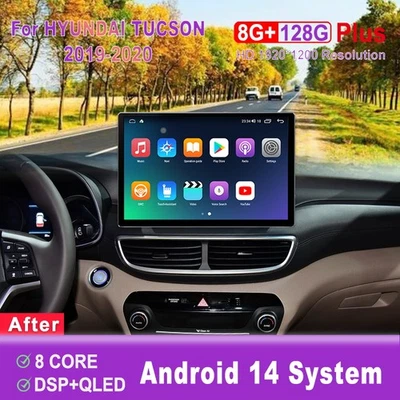 13.1 inch For HYUNDAI TUCSON 2019-2020 Car Radio Carplay Android Multimedia - Image 1 of 4