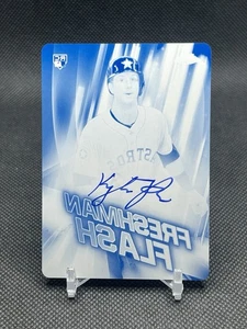 2019 Topps Chrome Kyle Tucker Cyan Printing Plate Auto 1/1 Rookie Freshman Flash - Picture 1 of 2