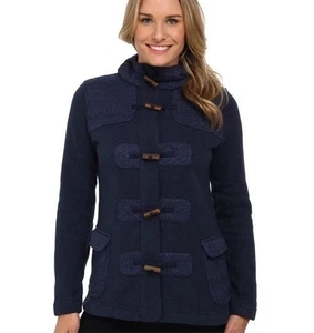 Patagonia Women’s Size Small Icelandic Better Sweater Toggle Hooded Coat Blue - Picture 1 of 13