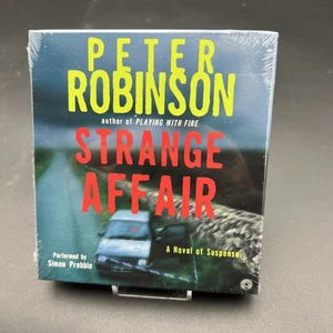 Inspector Banks Novels, Strange Affair CD by Peter Robinson (2005) Audiobook new - Bild 1 von 8