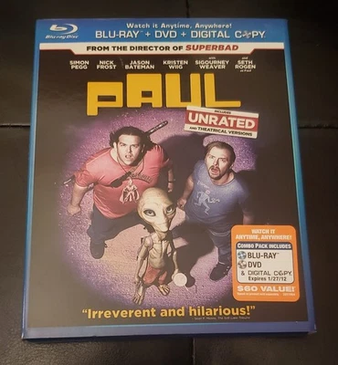Paul (Blu-ray, 2011) Slipcover ONLY Comedy Sci Fi - Image 1 of 2