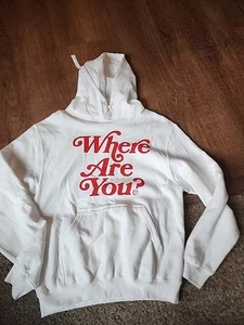Blink 182 Where Are You And Im Sorry Hoodie - Weiß/Rot - Bild 1 von 4