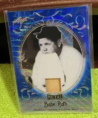 2019 Leaf Metal Yankee Stadium Seat #3/5 Babe Ruth #YS-48 - Image 1 of 2