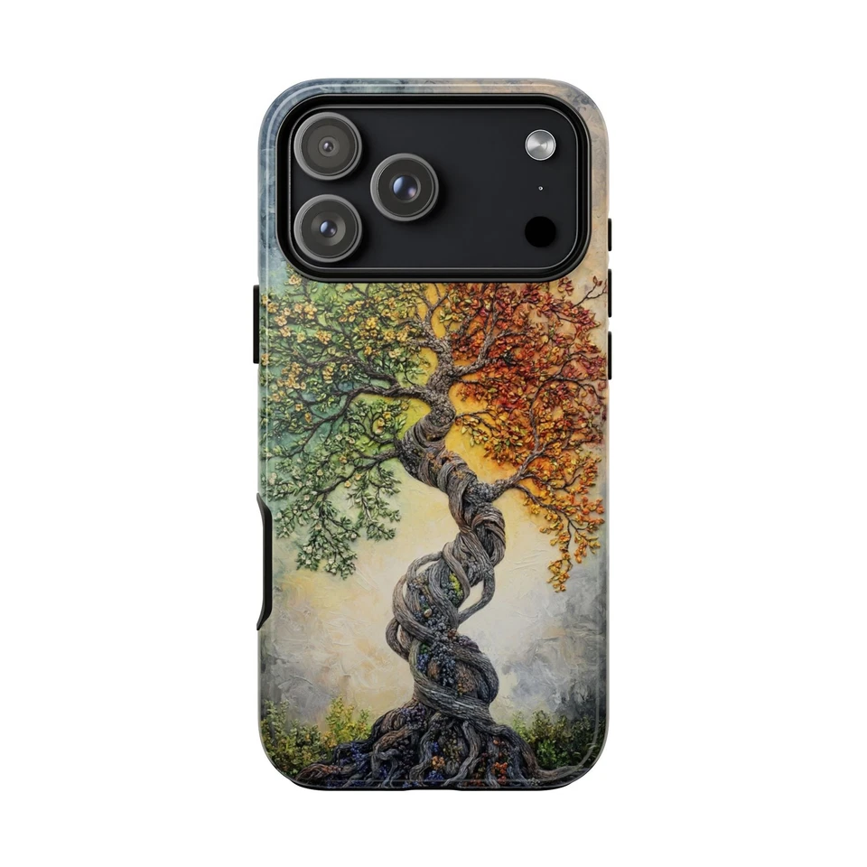 Phone Ink Case for iPhone / Galaxy / Pixel – Eternal Seasons The Tree of Life - Image 1 of 1