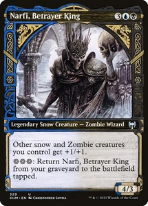 4x Narfi, Betrayer King (SHOWCASE) - NM - Kaldheim - SPARROW MAGIC mtg - Picture 1 of 1