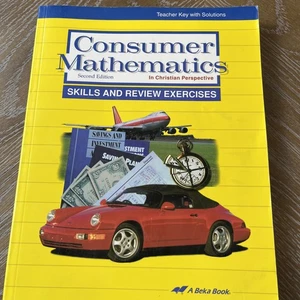 Abeka Consumer Math: Teacher Key Solutions In Christian Perspective - Picture 1 of 5