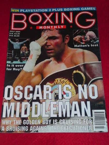 BOXING MONTHLY - OSCAR DE LA HOYA - July 2004 - Picture 1 of 1