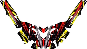 2016 POLARIS RUSH axys pro rmx 600/800 SNOWMOBILE SLED WRAP DECALS Conedelight - Bild 1 von 3