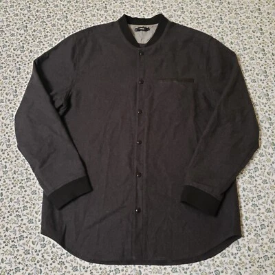 Vince Jacket Adult XL Gray Black Long Sleeve Wool Poly Rayon Pocket Mens - Image 1 of 4