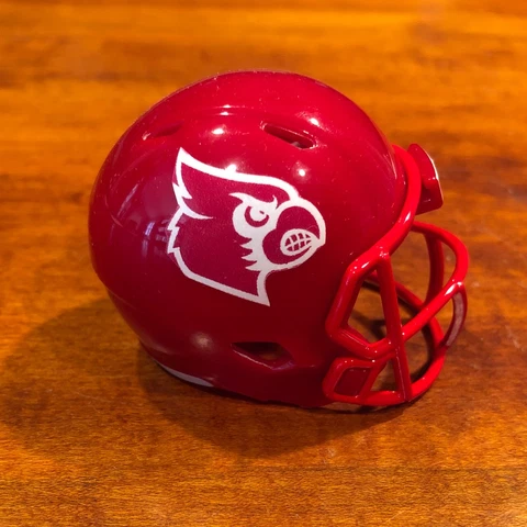 Louisville Cardinals red custom pocket pro helmet  2019-2022 UL ACC Cover