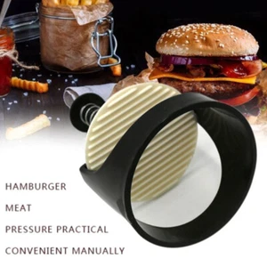 1Pc Burger Press Adjustable Hamburger Patty Maker Non Stick Patty Making Mold AT - Zdjęcie 1 z 7