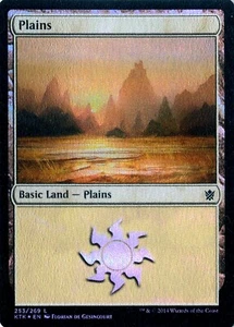 MTG - Khans of Tarkir - Plains #253 - Foil - Various conditions - Picture 1 of 1