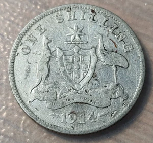 AUSTRALIA 1 SHILLING 1914 - Imagen 1 de 2