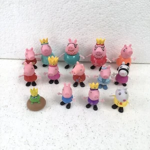 Peppa Pig and Family Collection Figures Lot of 14 - Picture 1 of 6
