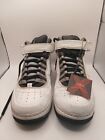 Nike Air Jordan Fusion 10 AJF 10 White Black Sneakers 414588-101 Size US 11.5