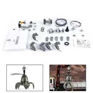 Metal Orange Peel Grab LESU For 1:14 RC Hydraulic Crane Dumper Tipper Truck - Picture 1 of 12